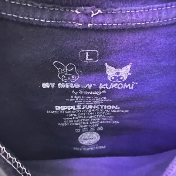 L Hot Topic Sanrio My Melody and Kuromi tie dye shirt - Picture 3 of 3